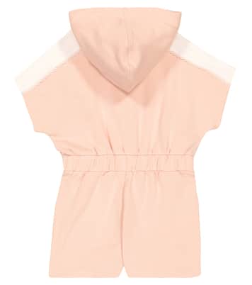 Hooded cotton playsuit | Chloé Kids