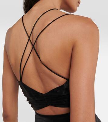 Robe asymétrique en soie | The Sei