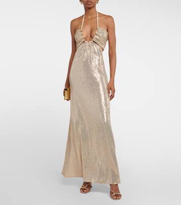 Abito lungo Byonce con paillettes | Dodo Bar Or