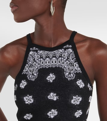 Robe imprimée en coton | Amiri