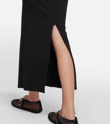 针织中长连衣裙 | Alaïa