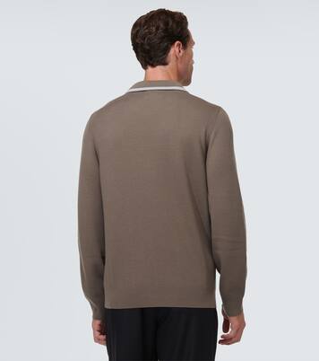 Wool polo top | Giorgio Armani