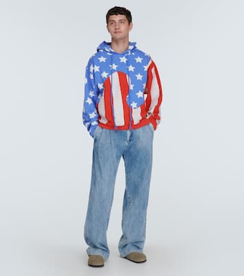 Stars and Stripes cotton hoodie | ERL
