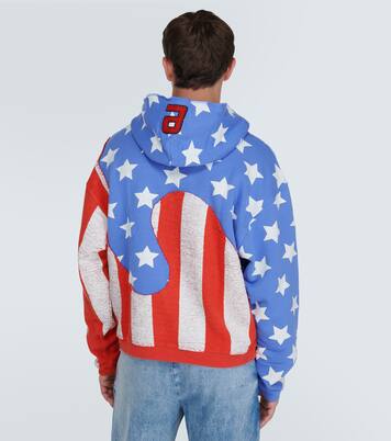 Stars and Stripes cotton hoodie | ERL