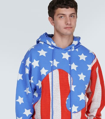 Stars and Stripes cotton hoodie | ERL