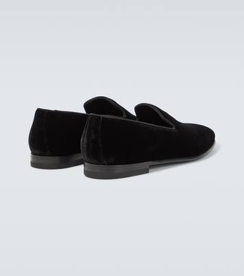 Mario velvet loafers | Manolo Blahnik