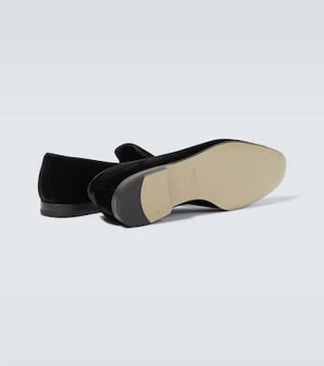 Mario velvet loafers | Manolo Blahnik