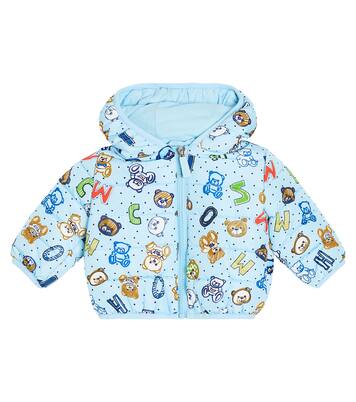 Baby printed puffer jacket | Moschino Kids
