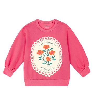 Printed cotton jersey sweatshirt  | Tinycottons