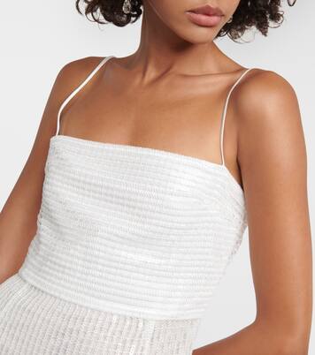 Robe longue de mariée Iona à sequins | Galvan