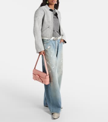 Musubi Small leather shoulder bag | Acne Studios