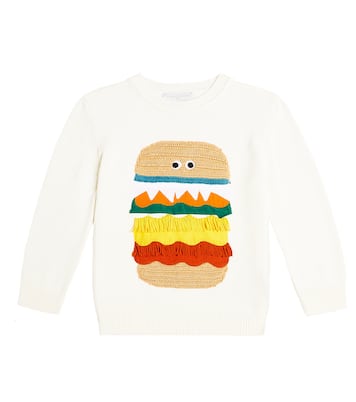Intarsia cotton sweater | Stella McCartney Kids