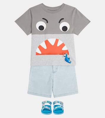 Printed cotton jersey T-shirt | Stella McCartney Kids