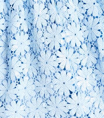 Sequined floral lace guipure dress | Self-Portrait Kids