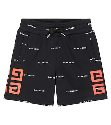 Short en coton mélangé à logo | Givenchy Kids