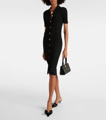 Pumps slingback Alia 45 in raso | Versace