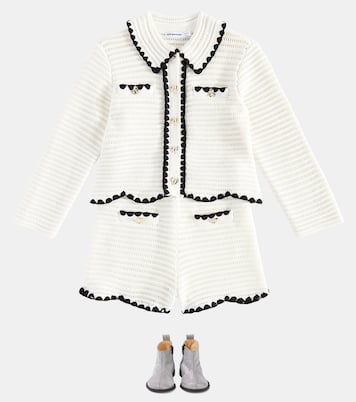 Shorts in crochet di misto cotone | Self-Portrait Kids