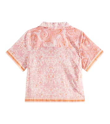 Ottie paisley cotton shirt | Zimmermann Kids