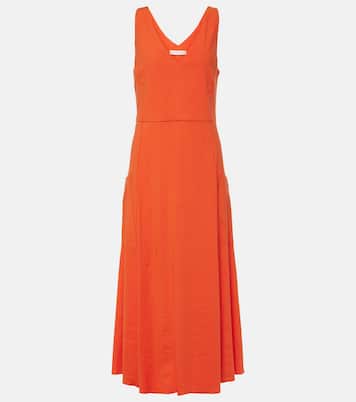 Robe midi en lin mélangé | Vince