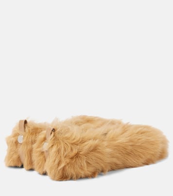 Ballerinas Eva aus Shearling | The Attico