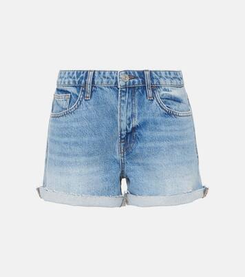 Le Grand Garçon high-rise denim shorts | Frame