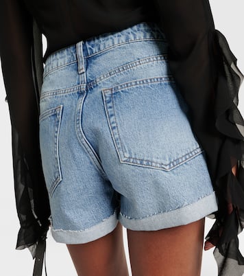 Le Grand Garçon high-rise denim shorts | Frame