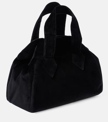 Schultertasche Archive Medium aus Samt | Vivienne Westwood