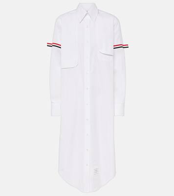 RWB Stripe cotton shirt dress | Thom Browne