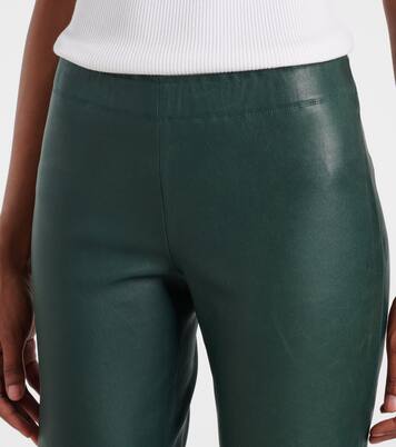Schmale Hose Jacky aus Leder | Stouls