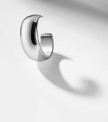 Puffy 10kt rhodium-plated brass cuff  | Jennifer Fisher