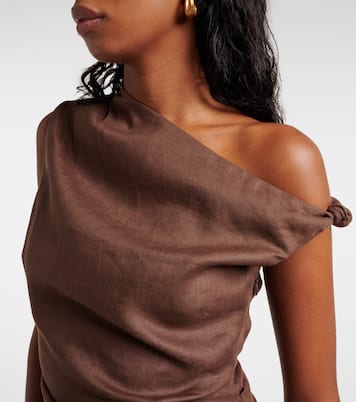 Vestido corto Tamara de lino | SIR