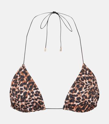 Top bikini Liv con stampa leopardata | Bananhot