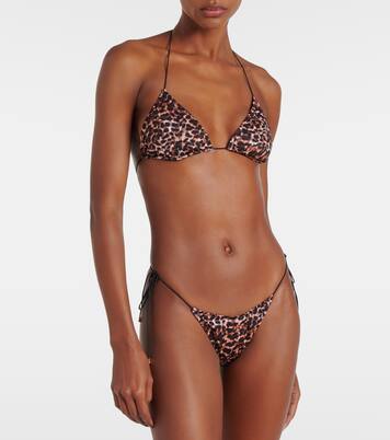 Top bikini Liv con stampa leopardata | Bananhot