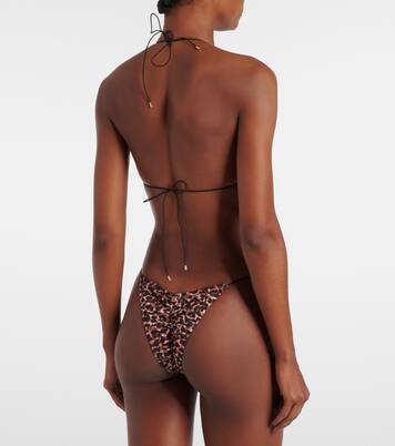 Top bikini Liv con stampa leopardata | Bananhot