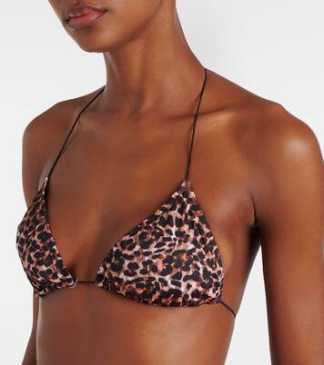 Top bikini Liv con stampa leopardata | Bananhot