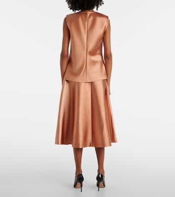 Top aus Satin | Carolina Herrera