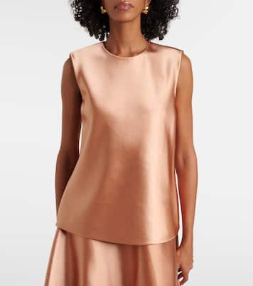 Top aus Satin | Carolina Herrera