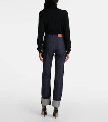 High-rise slim jeans | Victoria Beckham