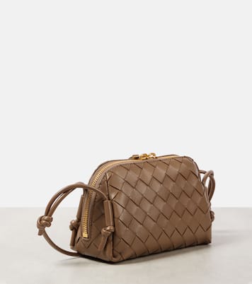 Pouch Concert Mini de piel Intrecciato | Bottega Veneta