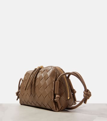 Pouch Concert Mini de piel Intrecciato | Bottega Veneta