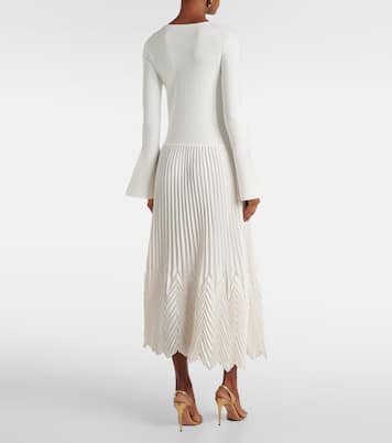 Vestido midi plisado Damoni | Simkhai