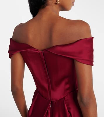 Abito bustier Nova Cocotte in crêpe di raso | Vivienne Westwood