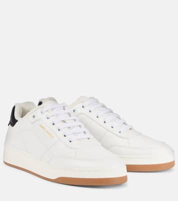 SL/61 leather low-top sneakers | Saint Laurent