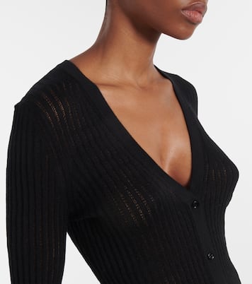 Emma pointelle cashmere and silk cardigan | Gabriela Hearst