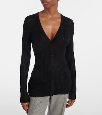 Emma pointelle cashmere and silk cardigan | Gabriela Hearst