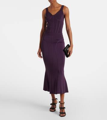 Gonna lunga con peplum | Nina Ricci