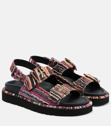 Sandalen Mia aus Häkelstrick | Missoni