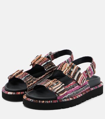 Sandalen Mia aus Häkelstrick | Missoni
