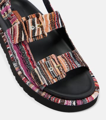 Sandalen Mia aus Häkelstrick | Missoni