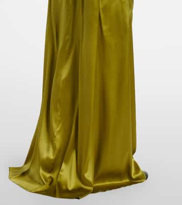 Silk-blend satin gown | Dries Van Noten